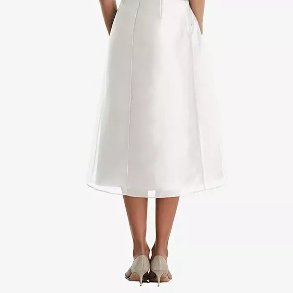 Thread TH066..Bateau Neck Open-Back Pleated Skirt Midi Dress..Starlight..Size 8 - Picture 3 of 7